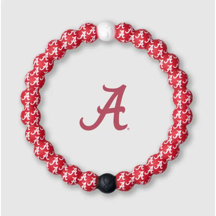 Bracelet Lokai imprimé logo Alabama Crimson Tide