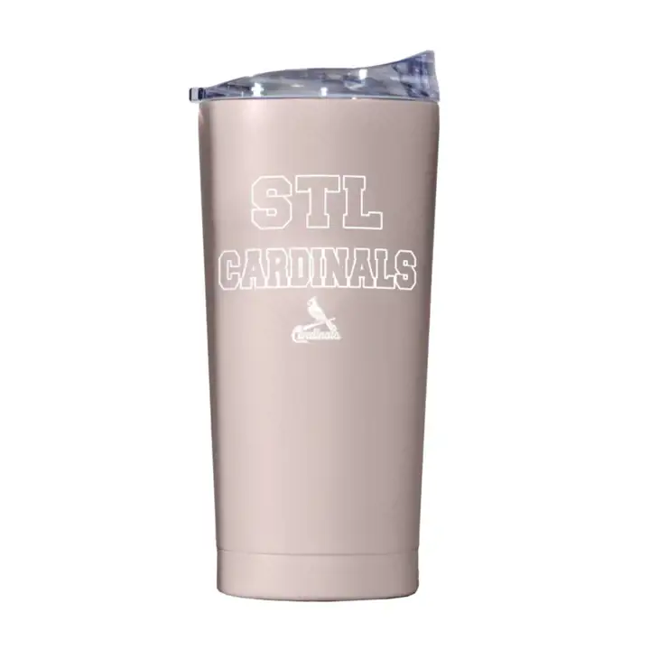 Gobelet St. Louis Cardinals 20oz - Pochoir gris/blanc