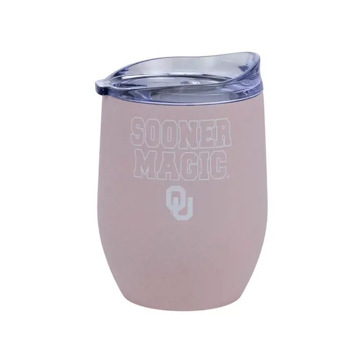 Gobelet incurvé Oklahoma Sooners 47 cl - Pochoir gris/blanc