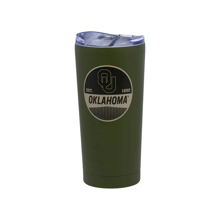 Gobelet Oklahoma Sooners 20oz - Vert insigne