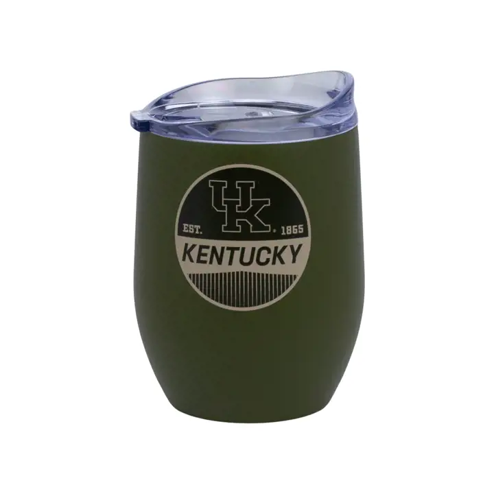 Gobelet courbé Kentucky Wildcats 16oz - Badge vert
