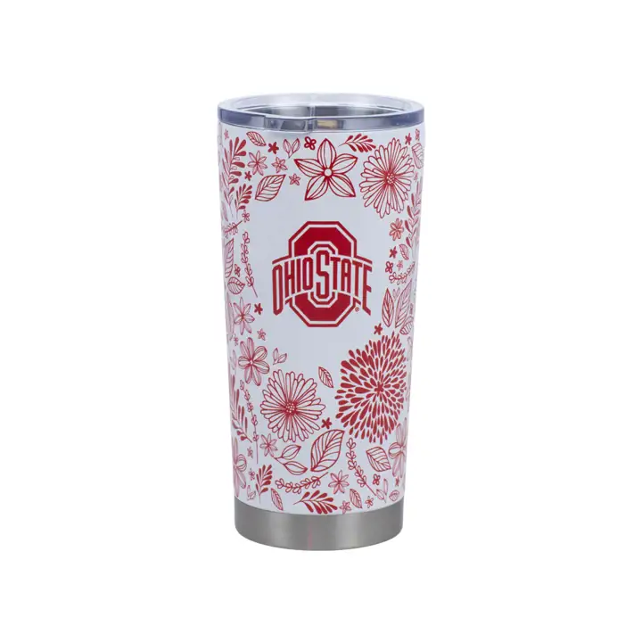 Gobelet Ohio State Buckeyes 20oz - Motif végétal fantaisie