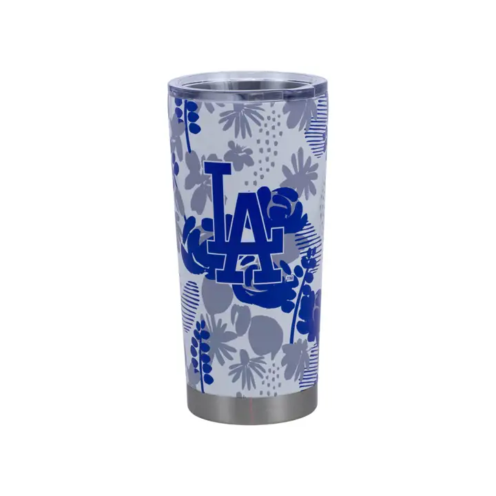 Los Angeles Dodgers Gobelet isotherme 20 oz - Motif floral audacieux ast