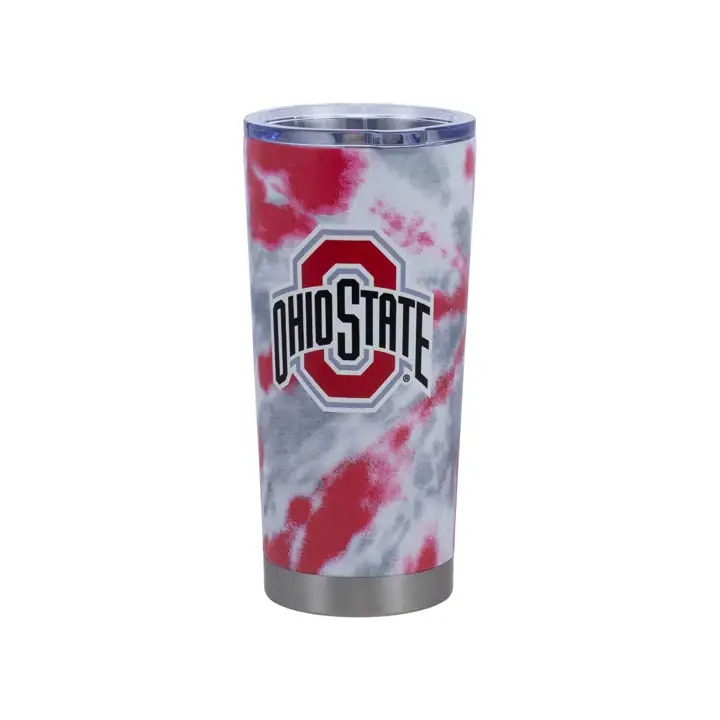 Gobelet de 20 oz des Buckeyes d'Ohio State - Motif Tie-Dye