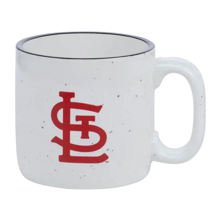 Mug de camping St. Louis Cardinals 440 ml blanc/rouge