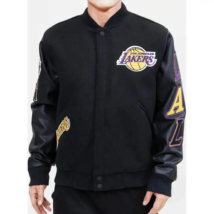 Veste universitaire matelassée Los Angeles Lakers NBA blk/blk