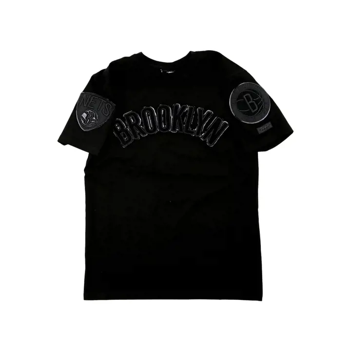 T-shirt triple noir NBA Brooklyn Nets blk