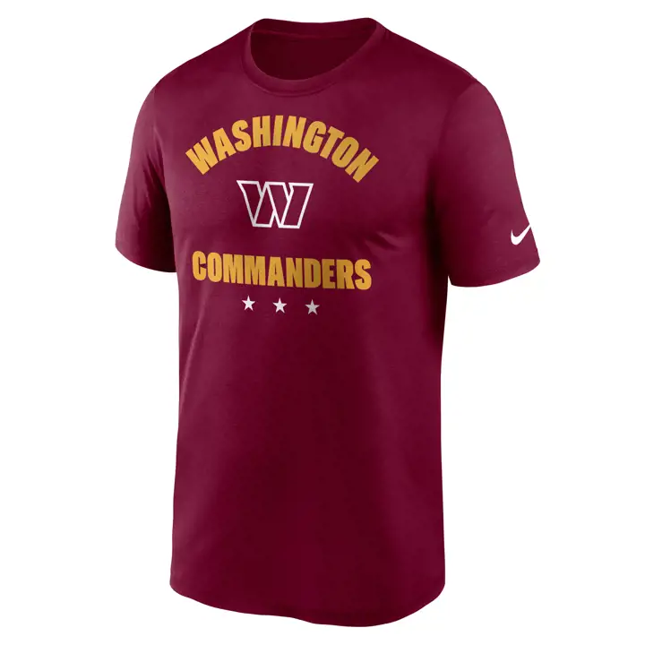 T-shirt à manches courtes Nike Arch Legend pour homme des Washington Commanders