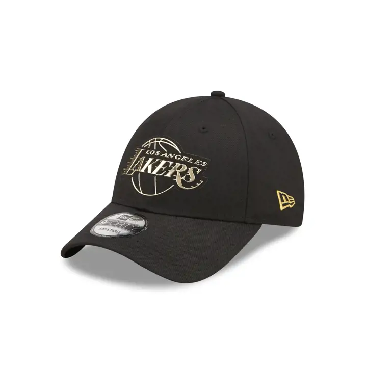 LOS ANGELES LAKERS NBA Logo en aluminium 9FORTY noir