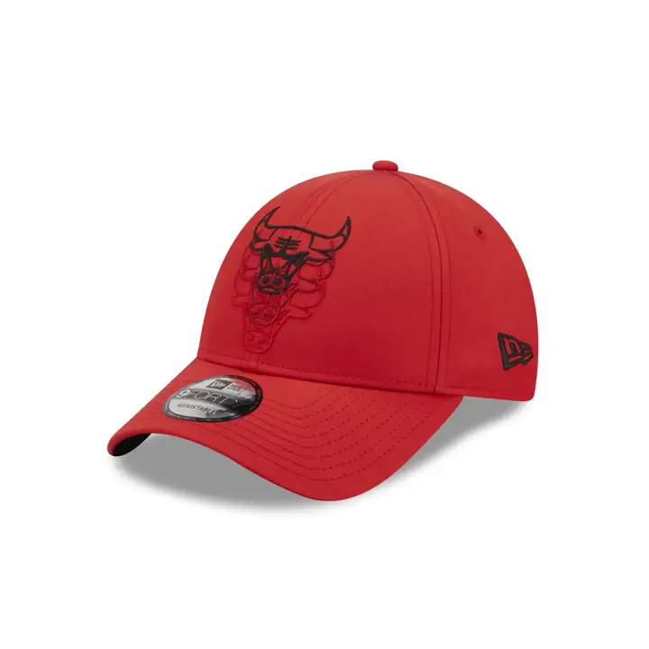 Casquette 9FORTY NBA à Logo Empilé Chicago Bulls Rouge