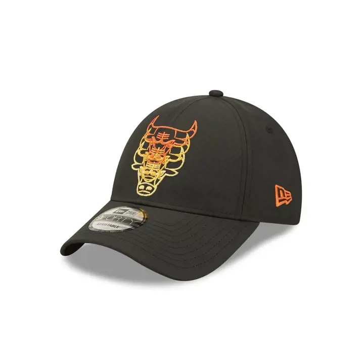 CHICAGO BULLS NBA Logo Superposé 9FORTY noir