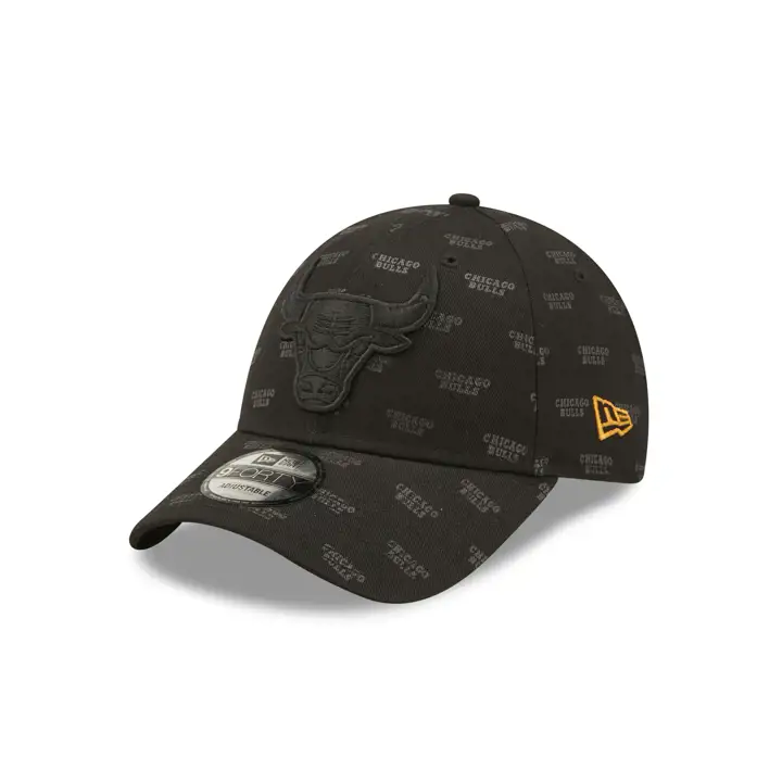 CHICAGO BULLS NBA Monogramme AOP 9FORTY blk