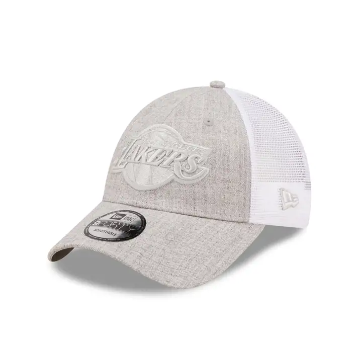 Casquette trucker 9FORTY LOS ANGELES LAKERS NBA à domicile grise