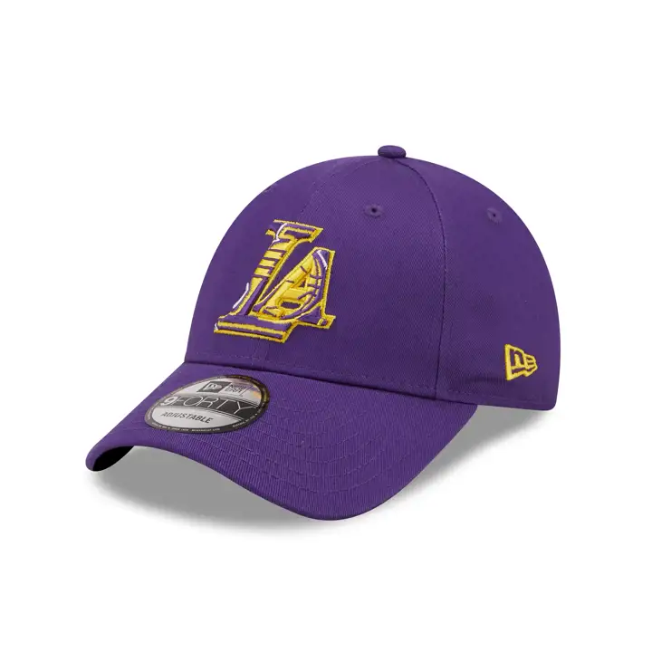 LOS ANGELES LAKERS NBA Casquette enfant 9FORTY Team Logo InFill pur