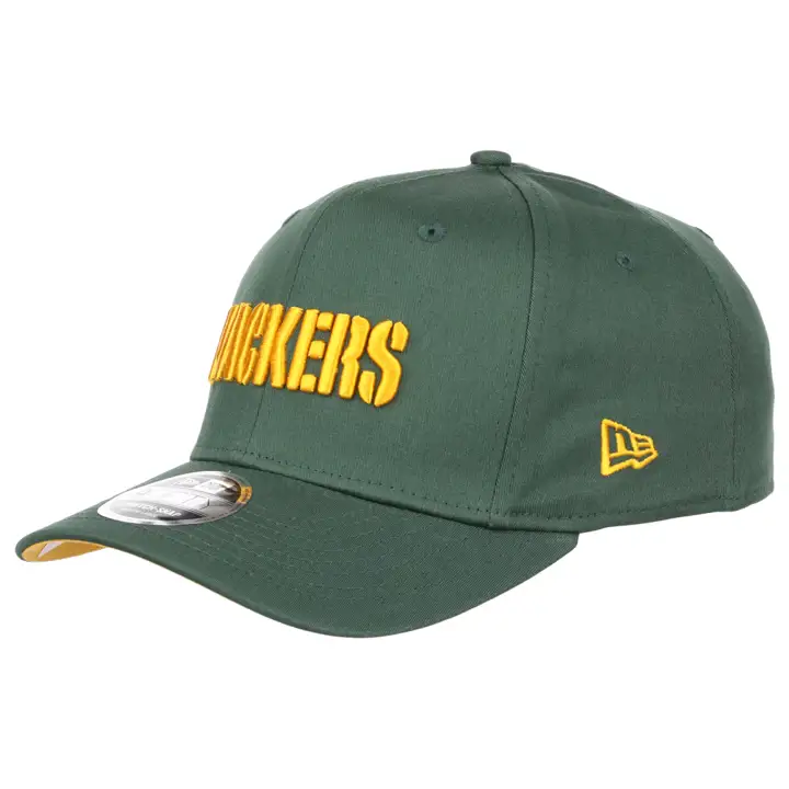 GREEN BAY PACKERS NFL Team Wordmark Stretch 9FIFTY vert foncé