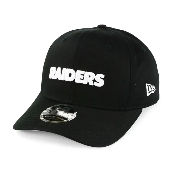 Casquette Stretch Wordmark 9FIFTY des Las Vegas Raiders de la NFL, noire