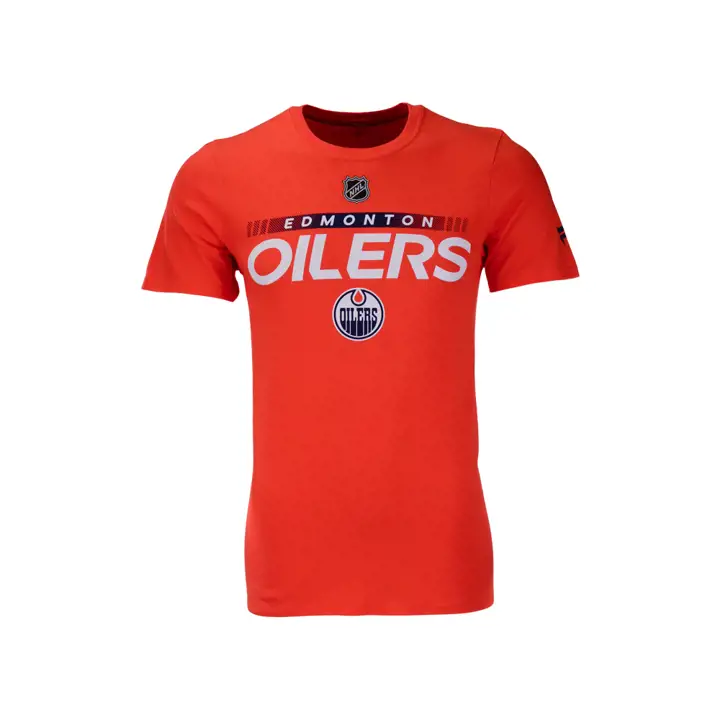 T-shirt Authentique Pro Prime des Oilers d'Edmonton de la LNH, marque LNH