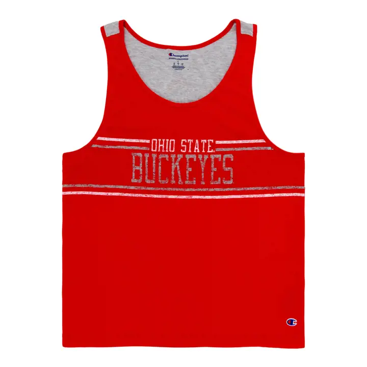 Débardeur Colorblock 22 Rouge NCAA Buckeyes de l'Ohio State