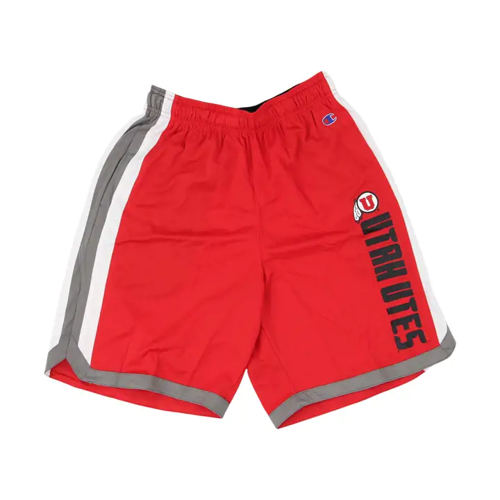 Short en polyester des Utes de l'Utah NCAA 22 Rouge