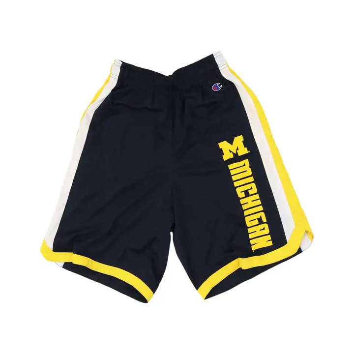 Short en polyester Michigan Wolverines NCAA 22 Marine