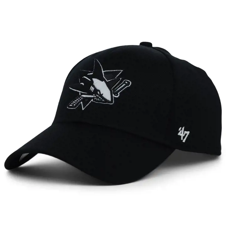 San Jose Sharks LNH BW Kickoff Stretch noir/blanc