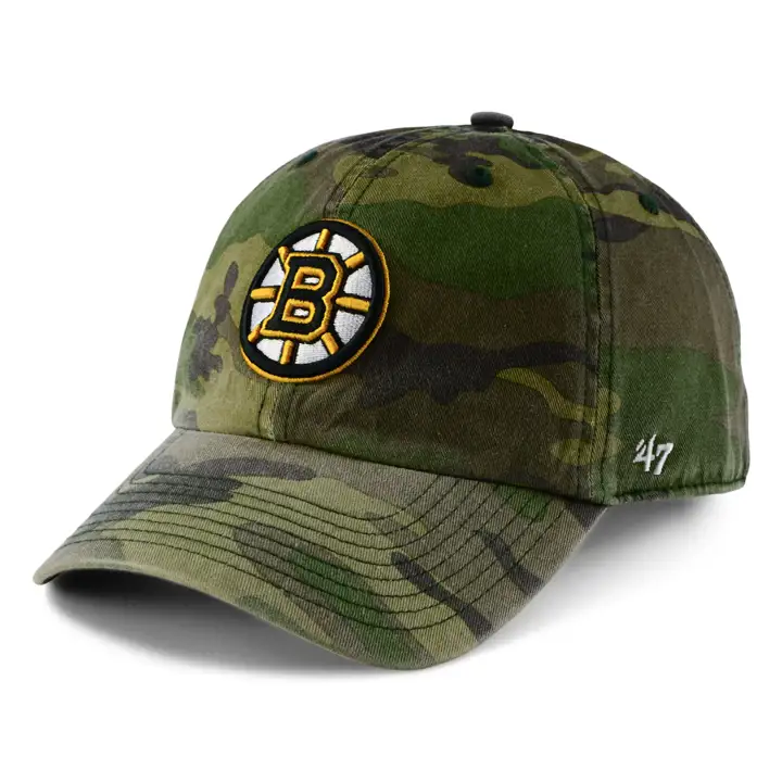 Boston Bruins LNH Woodland Clean Up camouflage