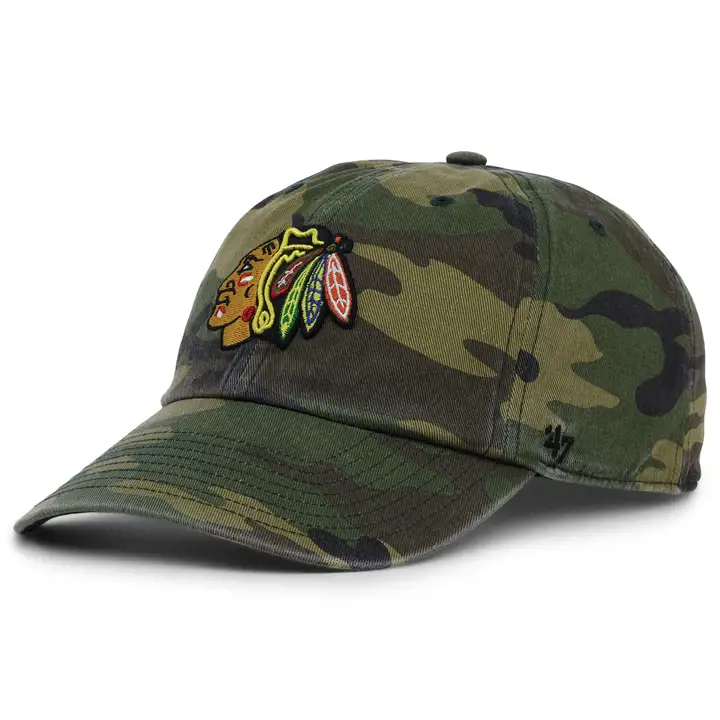 Chicago Blackhawks LNH Woodland Clean Up camo