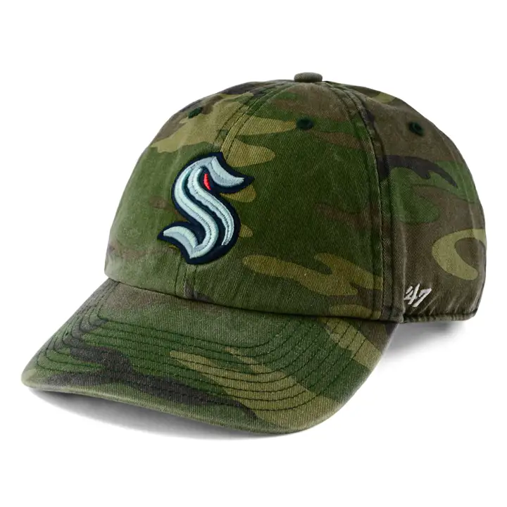 Seattle Kraken LNH Woodland Clean Up camouflage