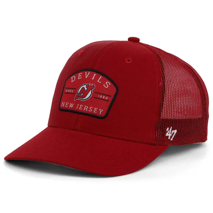 New Jersey Devils NHL Casquette Trucker Rouge