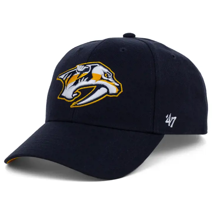 Casquette MVP marine des Predators de Nashville de la LNH avec écusson latéral