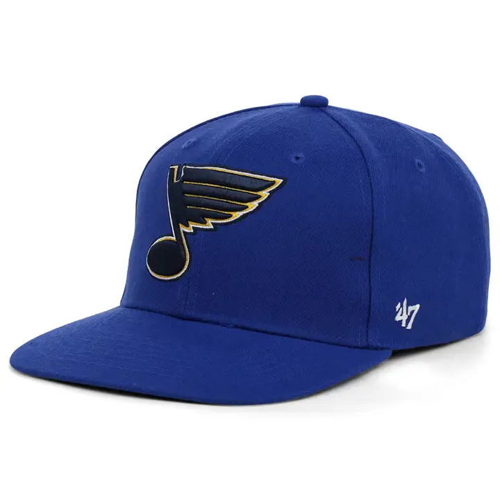 St. Louis Blues Écusson latéral LNH Casquette Snapback Champions noire