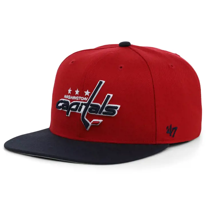 Washington Capitals NHL Side Patch Snap SC Champ noir/blanc