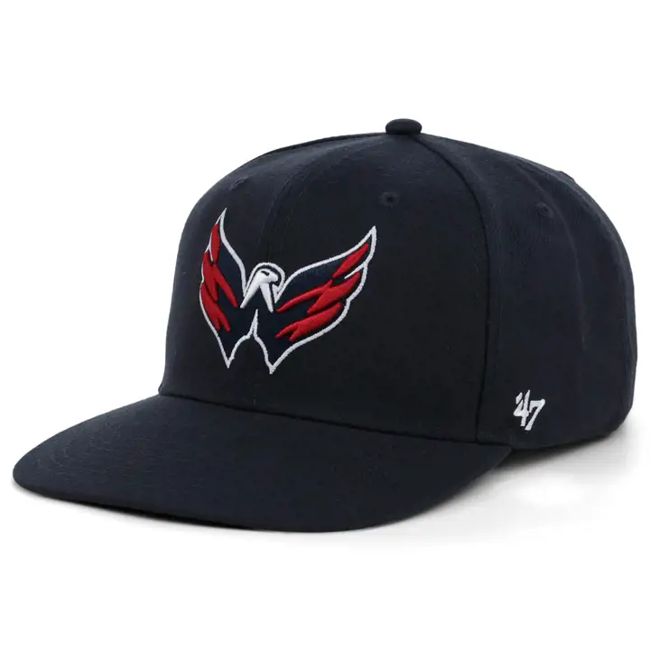 Washington Capitals NHL Écusson latéral Snap Anniversaire n/b