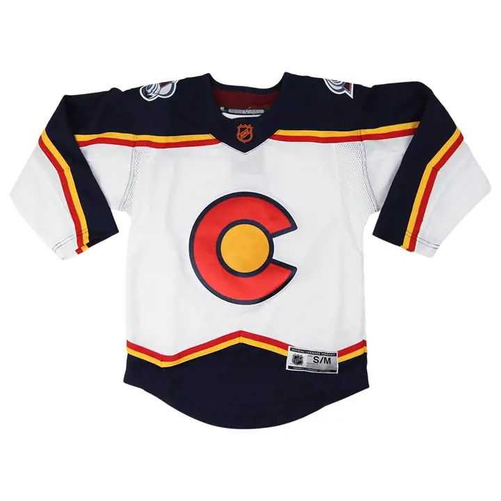 Maillot junior édition spéciale Colorado Avalanche LNH 22 blanc
