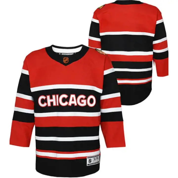 Maillot Édition Spéciale Jeunesse LNH des Blackhawks de Chicago 22 noir
