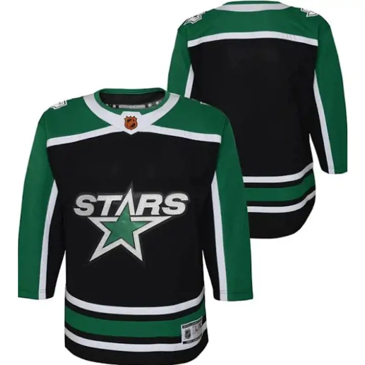 Maillot Édition Spéciale Jeunesse LNH Dallas Stars 22 noir