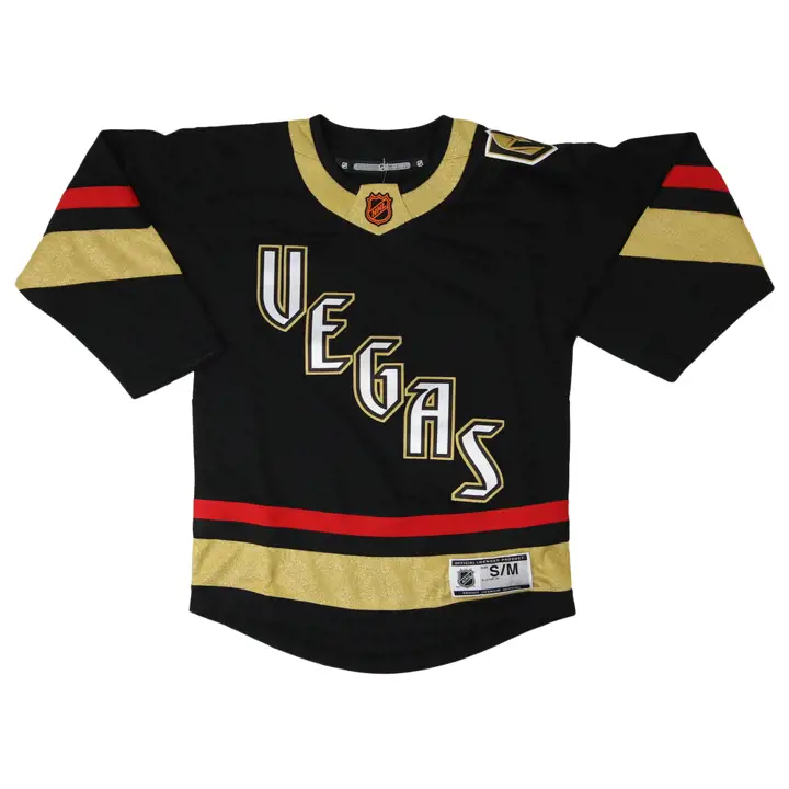 Maillot jeunesse édition spéciale des Golden Knights de Vegas (LNH) 22 blk