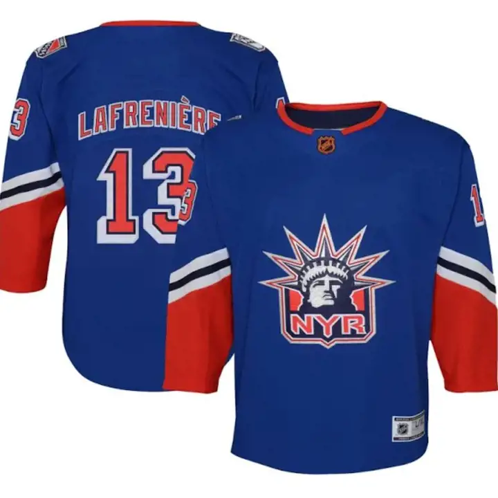 Maillot Jeune Collection Spéciale Joueur des Rangers de New York 22 Alexis
