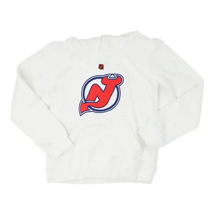Chandail à capuchon édition spéciale jeune des Devils du New Jersey de la LNH 22 blanc