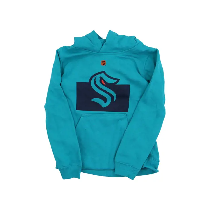 Seattle Kraken LNH Jeunesse Édition Spéciale Chandail à Capuche 22 bleu