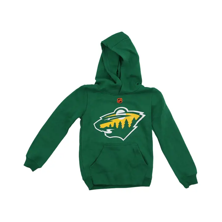 Chandail à capuchon édition spéciale pour jeunes de l'équipe de la LNH du Wild du Minnesota 22 lbl
