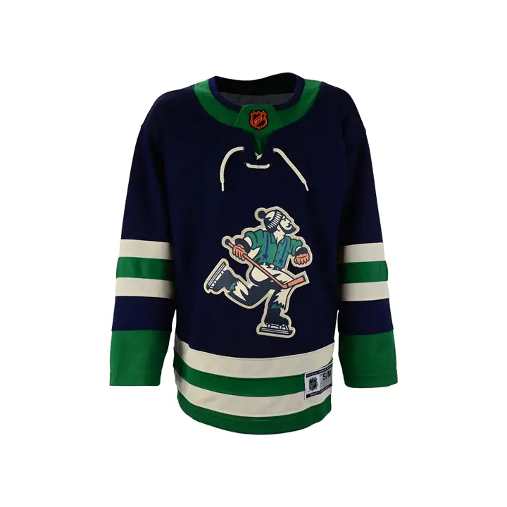 Maillot bleu édition spéciale jeunesse LNH des Canucks de Vancouver 22