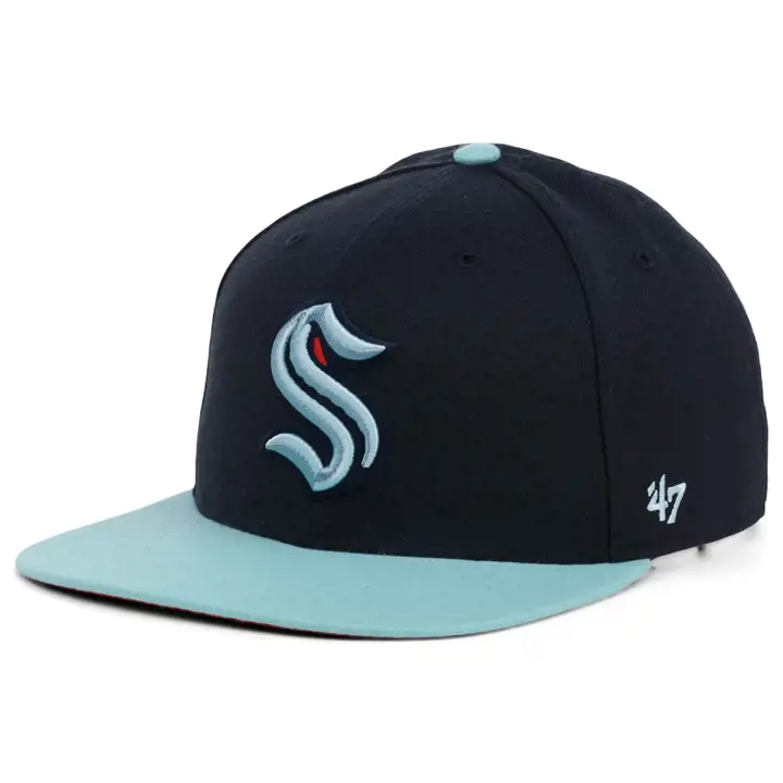 Seattle Kraken LNH Vintage Écusson latéral Pro marine/bleu clair