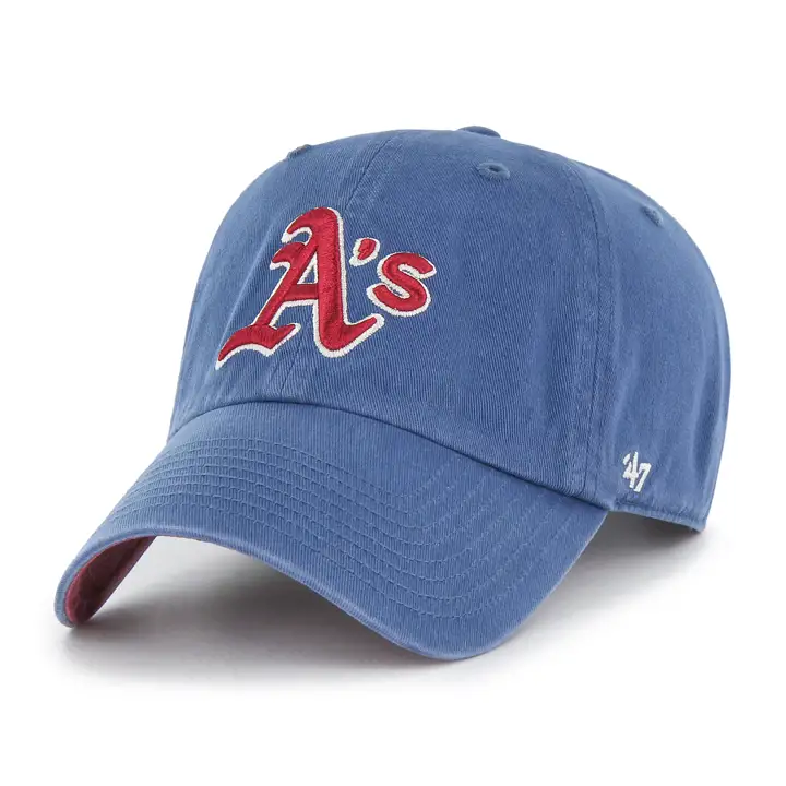 OAKLAND ATHLETICS MLB BLEU/ROUGE Casquette 47 Ballpark Clean Up BLEU/ROUGE