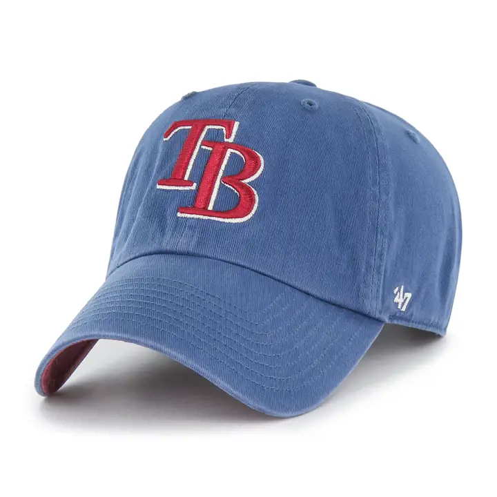 TAMPA BAY RAYS MLB BLEU/ROUGE Casquette 47 Ballpark Clean Up BLEU/ROUGE