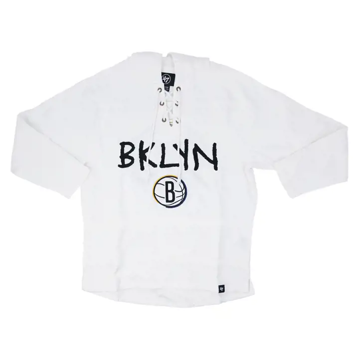 Brooklyn Nets NBA CE Pregame MVP Lacer Hood BLANC