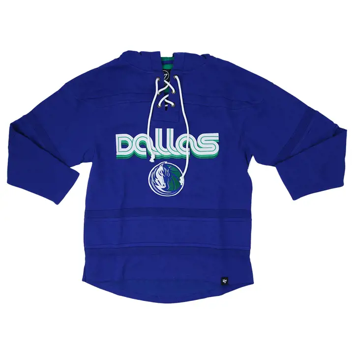 Dallas Mavericks NBA CE Pregame MVP Lacer Hood BLEU