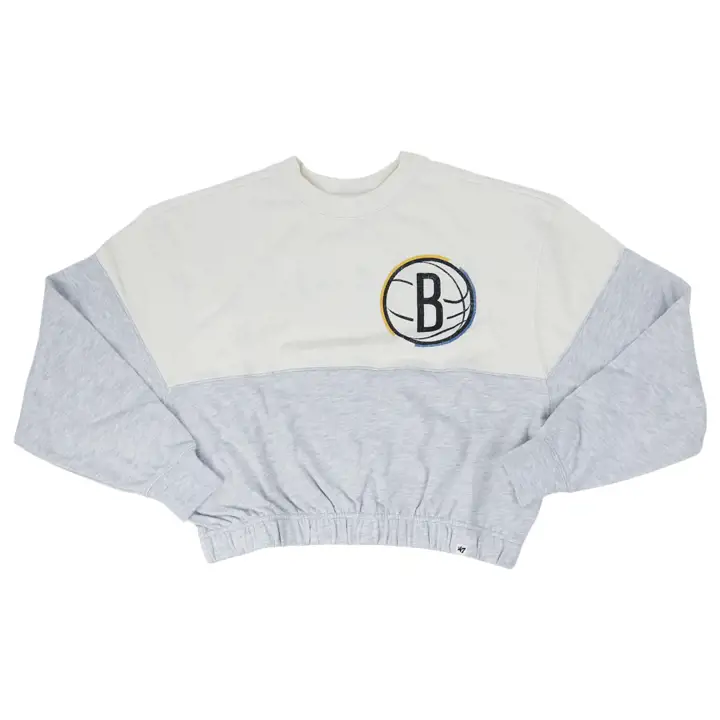 BROOKLYN NETS NBA FEMME TAKE TWO BONITA CREW WMN 22 TAN