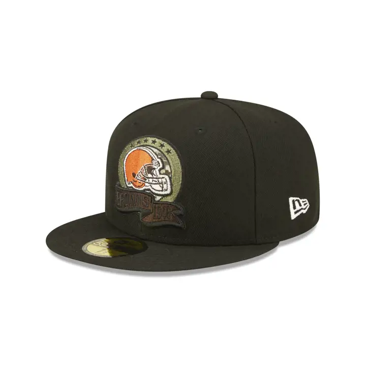 Cleveland Browns Casquette 59FIFTY Salute to Service 22 NFL noire