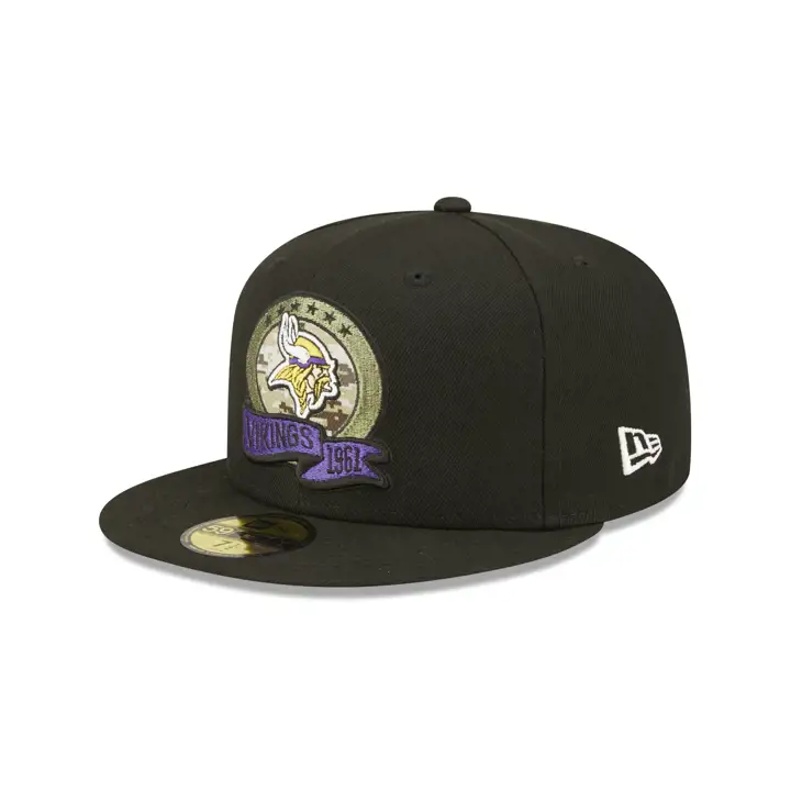 Minnesota Vikings 22 NFL Salute to Service 59FIFTY blk